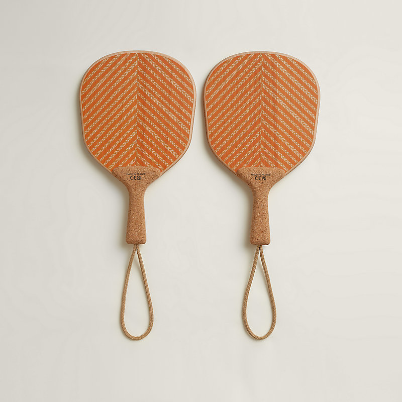 Animaux Nattes set of 2 beach rackets