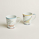 View: front, Animaux Nattes set of 2 mugs