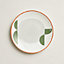 View: above, Animaux Nattes turtle dessert plate