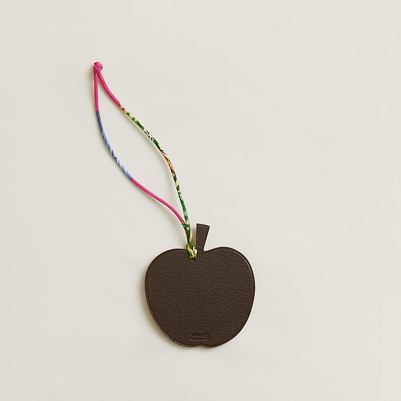 Apple and leaf charm