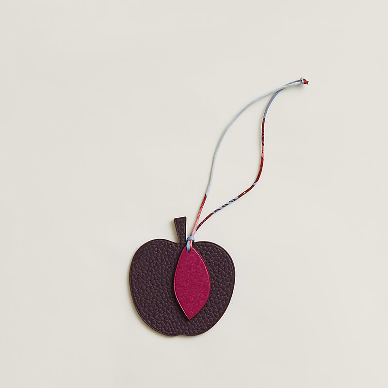 Apple and leaf charm