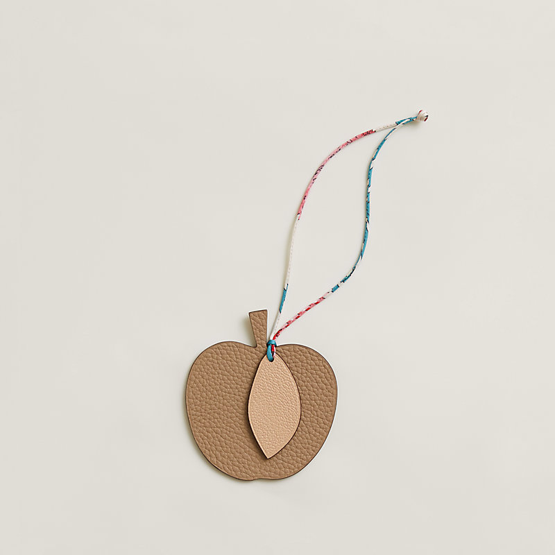 Apple and leaf charm
