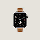 视图: 正面图, Apple Watch Hermès 41毫米单圈Attelage表带