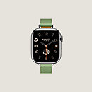 视图: 正面图, Apple Watch Hermès 41毫米单圈Attelage表带