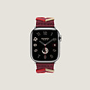 视图: 正面图, Apple Watch Hermès 41毫米单圈Bridon表带