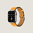 视图: 正面图, Apple Watch Hermès 41毫米单圈表带