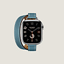 视图: 正面图, Apple Watch Hermès 41毫米双圈Attelage表带