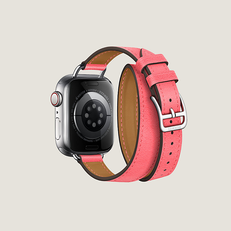 Apple Watch Hermès 41毫米双圈Attelage表带| Hermès - 爱马仕官网