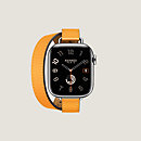 视图: 正面图, Apple Watch Hermès 41毫米双圈Attelage表带