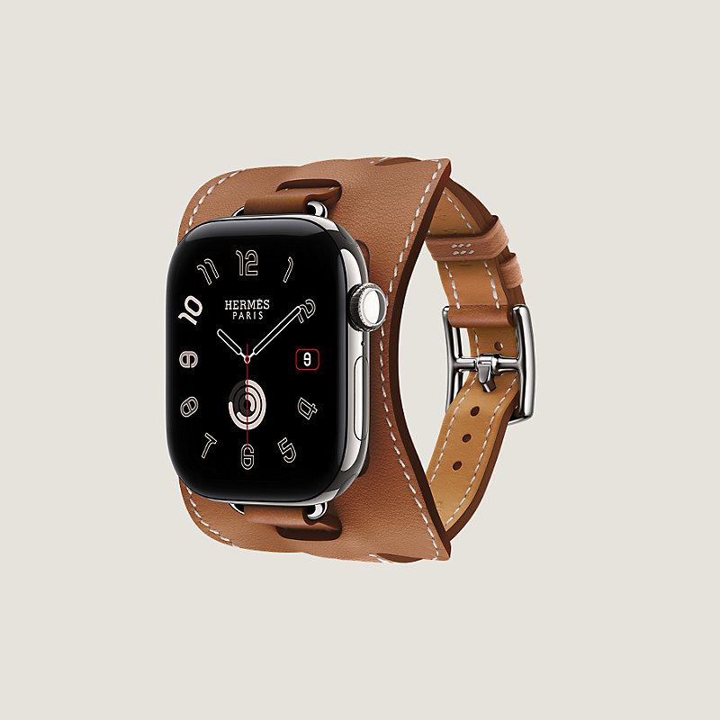 Apple Watch Hermès 42毫米单圈Attelage En Selle表带, 视图: , 当前为第3张（共4张）