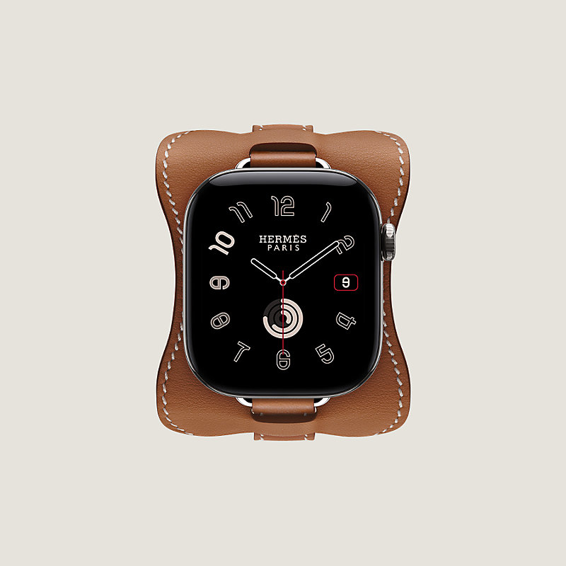 Apple Watch Hermès 42毫米单圈Attelage En Selle表带, 视图: , 当前为第4张（共4张）