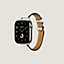 视图: 正面图, Apple Watch Hermès 42毫米单圈Attelage表带