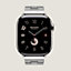 视图: 正面图, Apple Watch Hermès 42毫米单圈Grand H表带