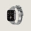 视图: 正面图, Apple Watch Hermès 42毫米单圈Kilim折叠扣表带