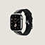 Apple Watch Hermès 42毫米单圈Toile H游戏二重奏表带, 视图: 正面图, front, 当前为第2张（共3张）