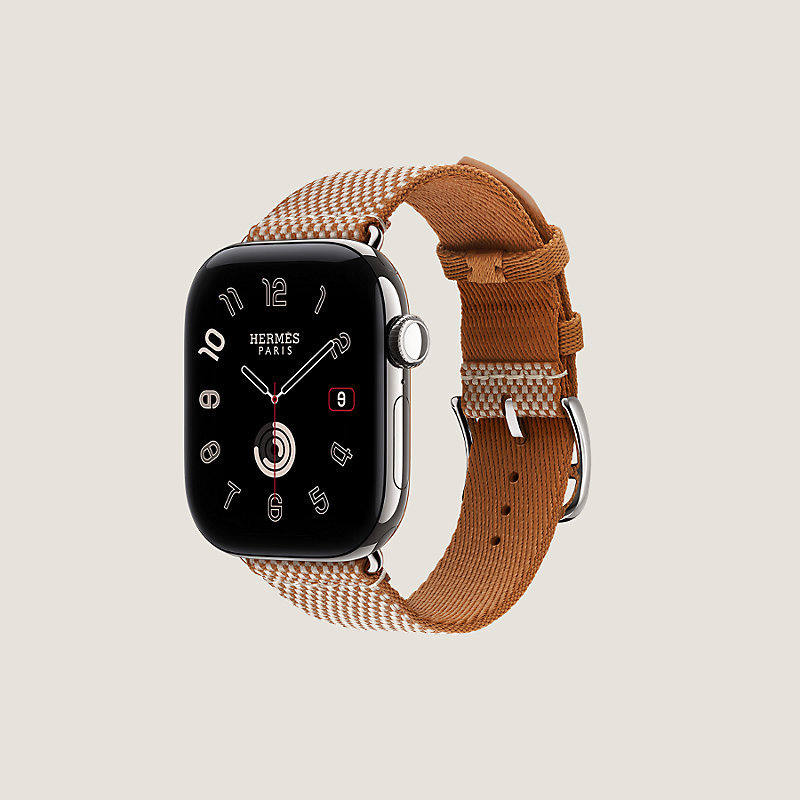 Apple Watch Hermès 42毫米单圈Toile H表带, 视图: , 当前为第3张（共4张）