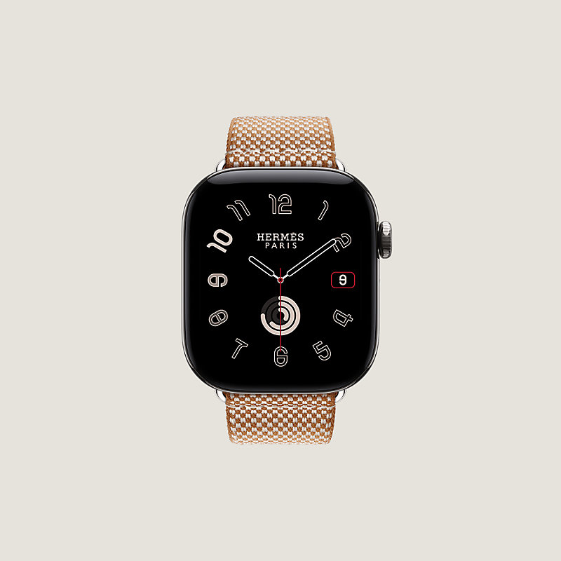 Apple Watch Hermès 42毫米单圈Toile H表带, 视图: , 当前为第4张（共4张）