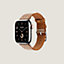 视图: 正面图, Apple Watch Hermès 42毫米单圈Toile H表带