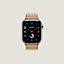 视图: 正面图, Apple Watch Hermès 42毫米单圈Toile H表带