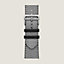 视图: 平面, Apple Watch Hermès 42毫米单圈Toile H表带
