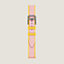 视图: 平面, Apple Watch Hermès 42毫米单圈Twill Jump Attelage表带