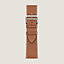 视图: 平面, Apple Watch Hermès 42毫米单圈表带
