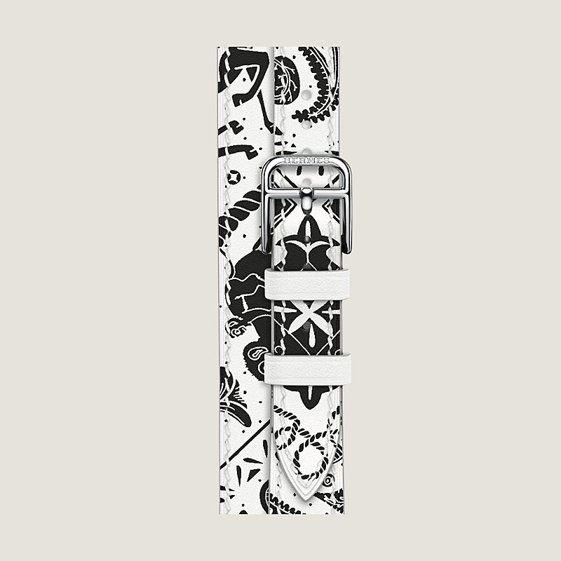 Apple Watch Hermès 42毫米双圈Attelage快乐动物园Bandana表带