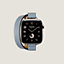Apple Watch Hermès 42毫米双圈Attelage表带, 视图: 正面图, front, 当前为第4张（共4张）