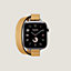Apple Watch Hermès 42毫米双圈Attelage表带, 视图: 正面图, front, 当前为第3张（共3张）