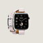视图: 正面图, Apple Watch Hermès 42毫米双圈Hapi Attelage表带