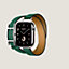 视图: 正面图, Apple Watch Hermès 42毫米双圈Hapi Attelage表带