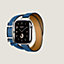 视图: 正面图, Apple Watch Hermès 42毫米双圈Hapi Attelage表带