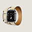 视图: 正面图, Apple Watch Hermès 42毫米双圈Hapi表带