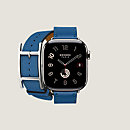 视图: 正面图, Apple Watch Hermès 42毫米双圈Hapi表带