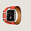 视图: 正面图, Apple Watch Hermès 42毫米双圈Hapi表带