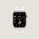 视图: 正面图, Apple Watch Hermès 45毫米单圈Kilim折叠扣表带