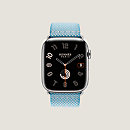 视图: 正面图, Apple Watch Hermès 45毫米单圈Toile H表带