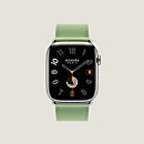 视图: 正面图, Apple Watch Hermès 45毫米单圈表带