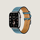 视图: 正面图, Apple Watch Hermès 45毫米单圈表带