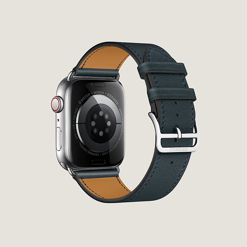 Apple Watch Hermès 45毫米单圈表带| Hermès - 爱马仕官网