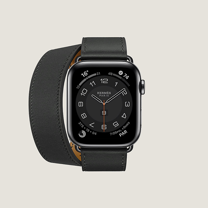 Apple Watch Hermes 45毫米双圈表带| Hermès - 爱马仕官网