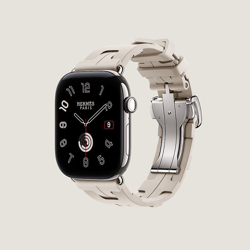 Apple Watch Hermès 46毫米单圈Kilim折叠扣表带, 视图: , 当前为第3张（共4张）