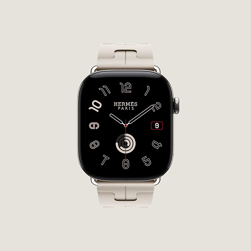 Apple Watch Hermès 46毫米单圈Kilim折叠扣表带, 视图: , 当前为第4张（共4张）