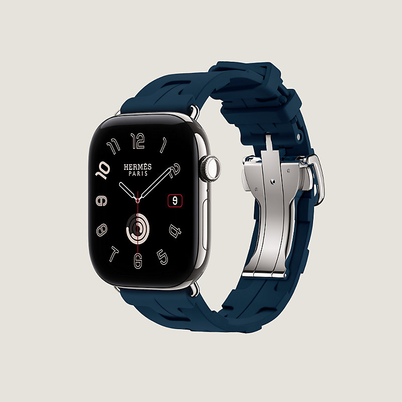 Apple Watch Hermès 46毫米单圈Kilim折叠扣表带, 视图: , 当前为第3张（共4张）