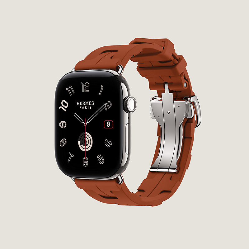 Apple Watch Hermès 46毫米单圈Kilim折叠扣表带, 视图: , 当前为第3张（共4张）