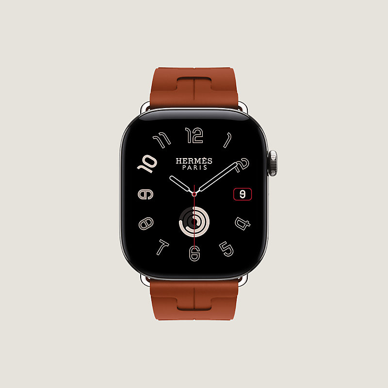 Apple Watch Hermès 46毫米单圈Kilim折叠扣表带, 视图: , 当前为第4张（共4张）