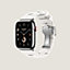 视图: 正面图, Apple Watch Hermès 46毫米单圈Kilim折叠扣表带