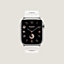 视图: 正面图, Apple Watch Hermès 46毫米单圈Kilim折叠扣表带