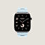 视图: 正面图, Apple Watch Hermès 46毫米单圈Kilim折叠扣表带