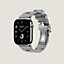 视图: 正面图, Apple Watch Hermès 46毫米单圈Kilim折叠扣表带